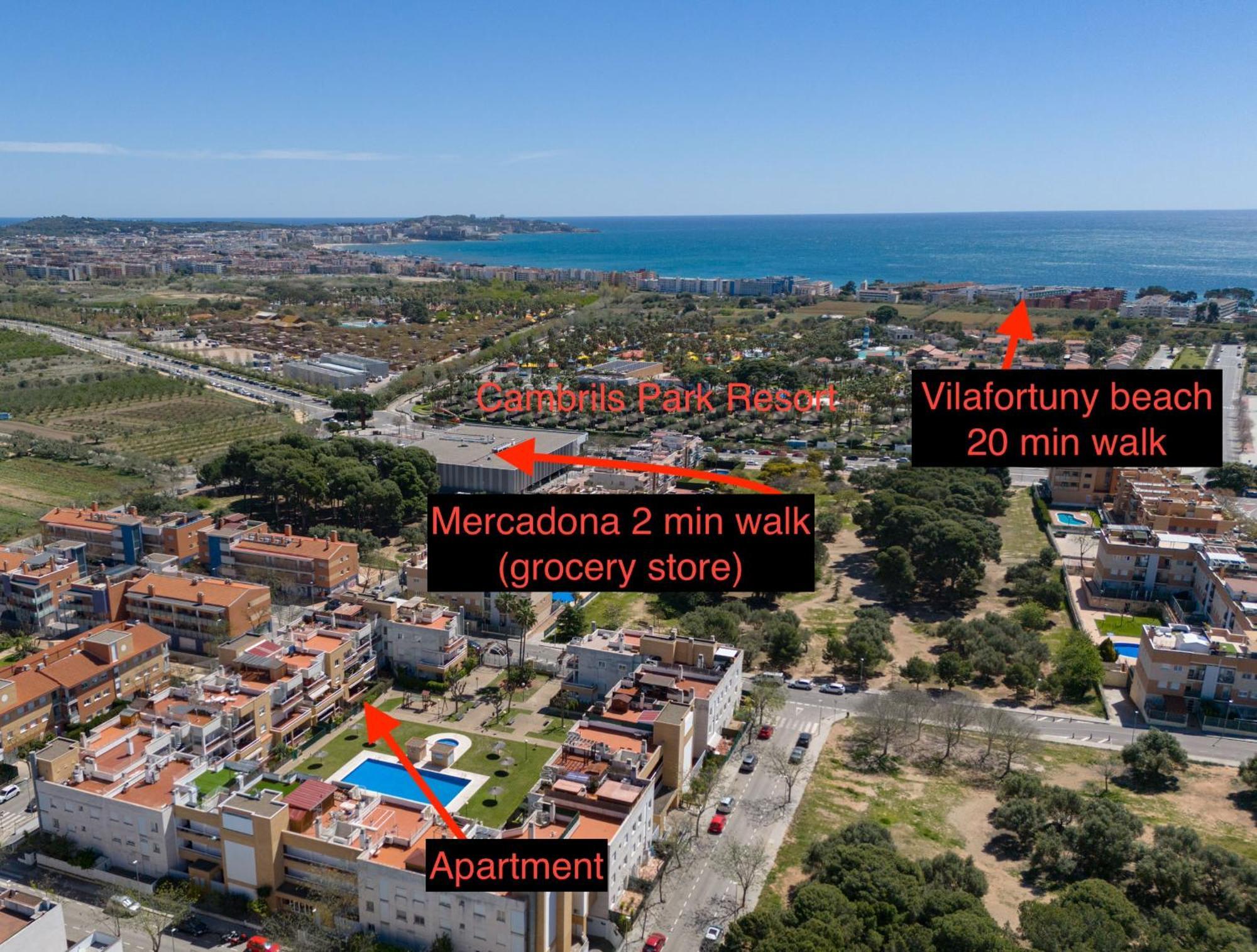 Cambrils Haven:2Br+2Bth+Wf+Pool Apartment ภายนอก รูปภาพ